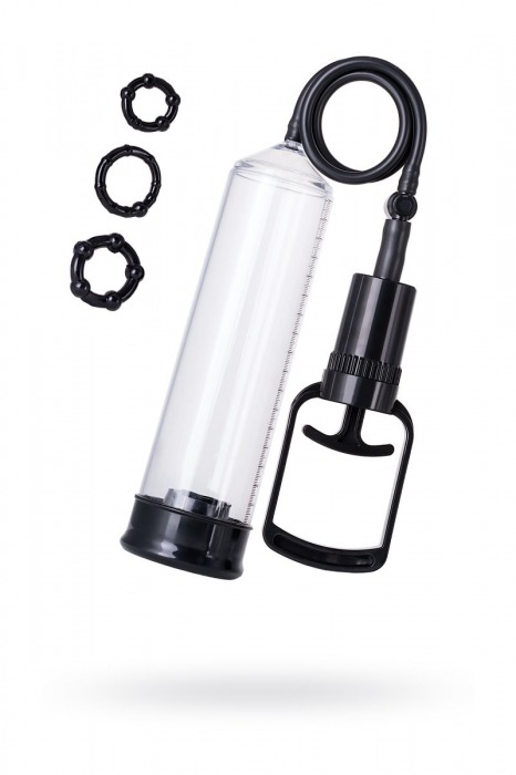 Вакуумная помпа A-toys с уплотнителем и эрекционными кольцами - A-toys - в Балаково купить с доставкой