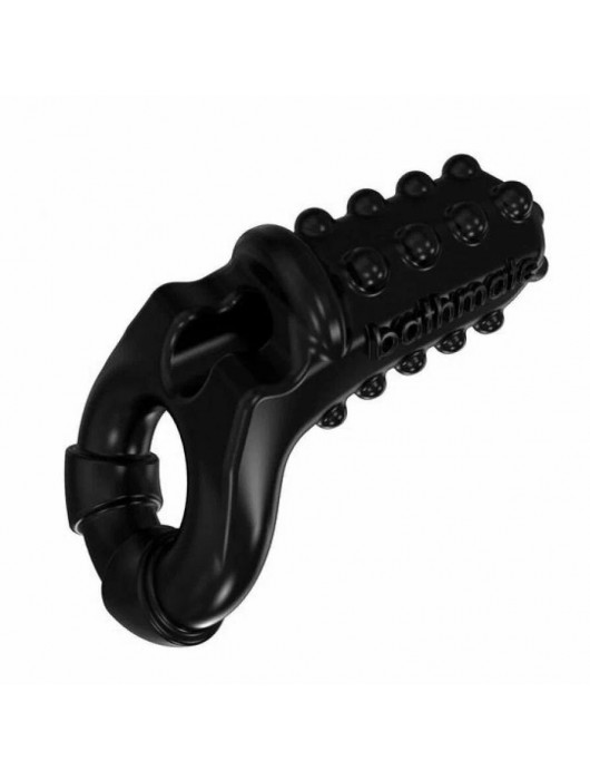 Чёрное эрекционное виброкольцо Tickle - Bathmate - в Балаково купить с доставкой
