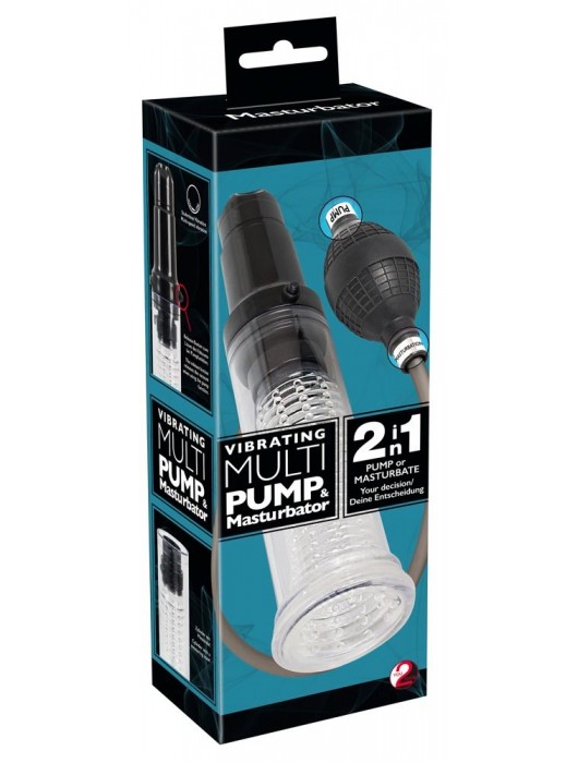 Вакуумная помпа-мастурбатор Vibrating Multi Pump   Masturbator - Orion - в Балаково купить с доставкой