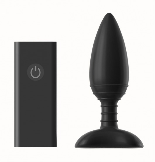 Чёрная вибровтулка NEXUS ACE SMALL с дистанционным управлением - 10 см. - Nexus Range