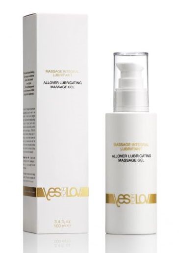 Массажный гель-смазка на силиконовой основе Allover Massage Gel - 100 мл. - YESforLOV - купить с доставкой в Балаково