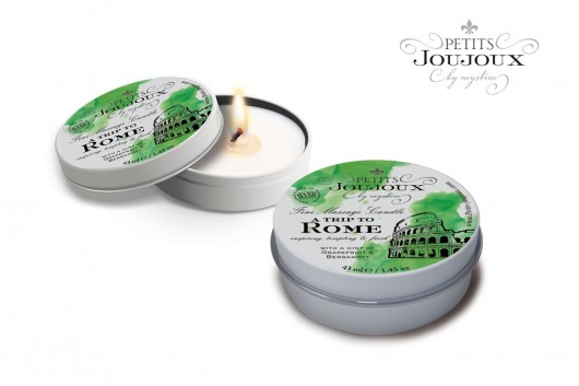Массажная свеча Petits Joujoux Rome с ароматом грейпфрута и бергамота - 33 гр. - MyStim - купить с доставкой в Балаково