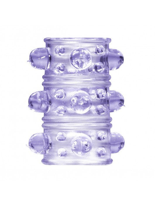 Фиолетовая насадка на пенис Rings Armour - Lola Games - в Балаково купить с доставкой