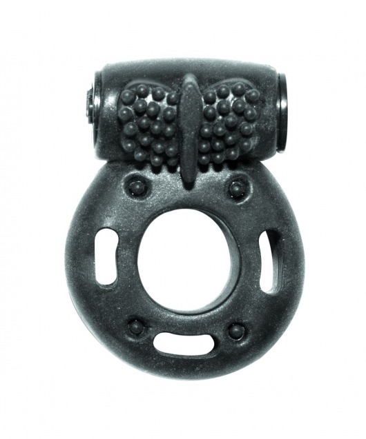 Черное эрекционное кольцо с вибрацией Rings Axle-pin - Lola Games - в Балаково купить с доставкой
