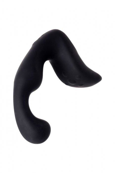 Чёрный изогнутый вибростимулятор простаты Erotist - Erotist Adult Toys - в Балаково купить с доставкой