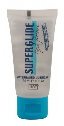 Гель-смазка на водной основе для чувствительной кожи Superglide - 30 мл. - HOT - купить с доставкой в Балаково