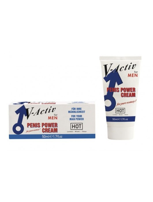 Стимулирующий крем для мужчин V-activ - 50 мл. - HOT - купить с доставкой в Балаково