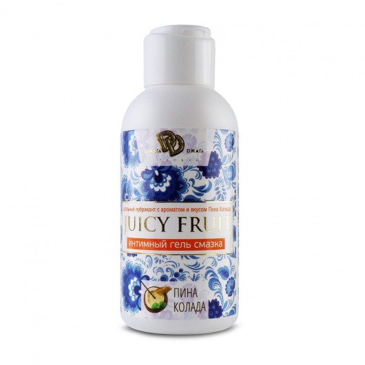 Интимный гель на водной основе JUICY FRUIT с ароматом пина колада - 100 мл. - БиоМед - купить с доставкой в Балаково