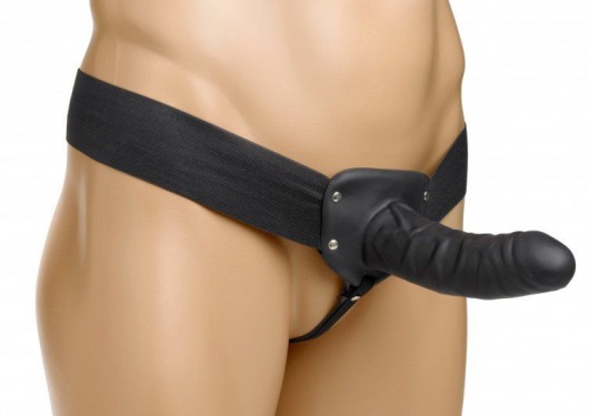 Полый страпон Erection Assist - 15,2 см. - XR Brands - купить с доставкой в Балаково
