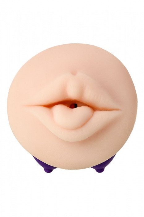 Двухсторонний мастурбатор JOS YARA в фиолетовой колбе - JOS - в Балаково купить с доставкой