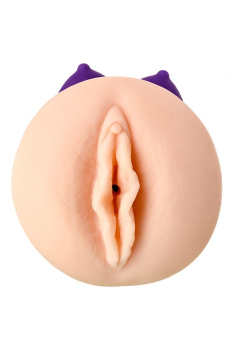 Двухсторонний мастурбатор JOS YARA в фиолетовой колбе - JOS - в Балаково купить с доставкой