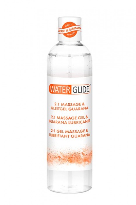 Гель-смазка 2-в-1 MASSAGE   LUBRICANT GUARANA - 300 мл. - Waterglide - купить с доставкой в Балаково