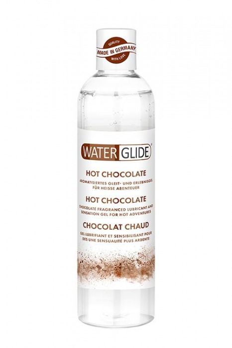 Лубрикант на водной основе с ароматом шоколада HOT CHOCOLATE - 300 мл. - Waterglide - купить с доставкой в Балаково