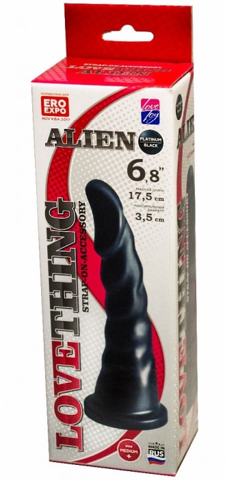 Насадка для трусиков харнесс Alien - 17,5 см. - LOVETOY (А-Полимер) - купить с доставкой в Балаково