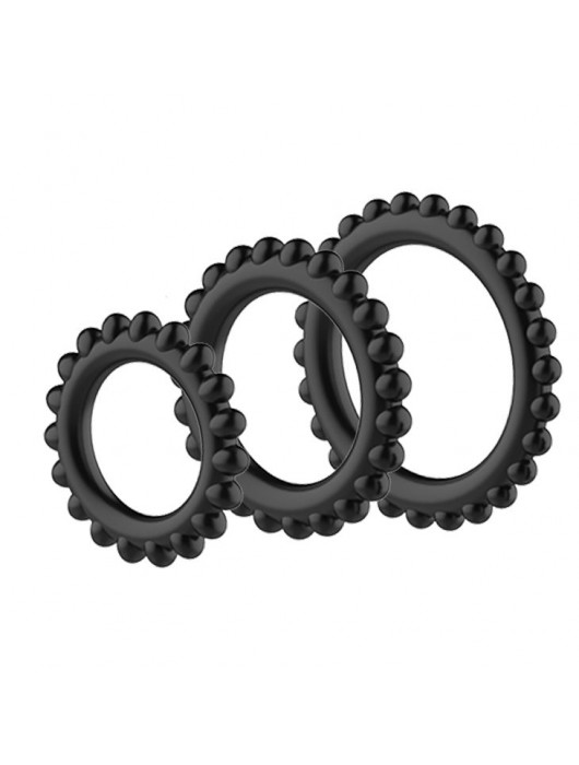 Набор из 3 эрекционных колец Sex Expert - Sex Expert - в Балаково купить с доставкой