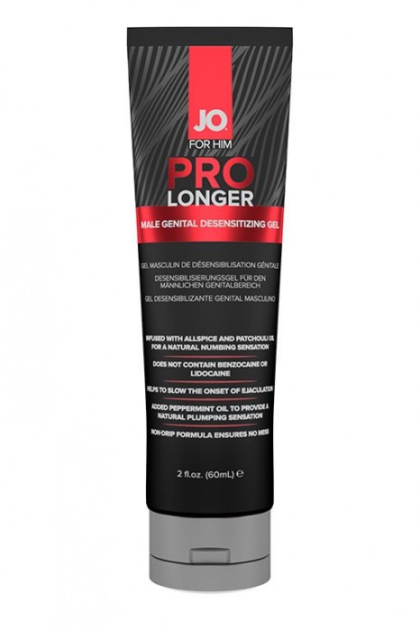 Гель-пролонгатор умеренного действия для мужчин JO Prolonger Gel – 60 мл. - System JO - купить с доставкой в Балаково