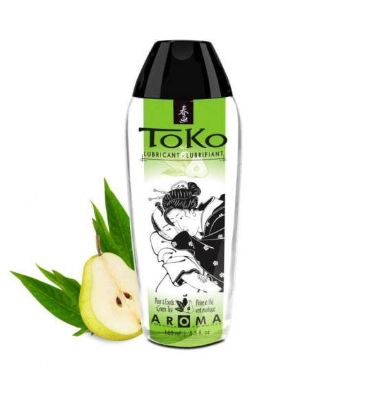 Интимный гель TOKO Pear   Exotic Green Tea с ароматом груши и зеленого чая - 165 мл. - Shunga - купить с доставкой в Балаково