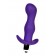 Фиолетовая изогнутая анальная вибропробка - 12,9 см. - A-toys в Балаково Фиолетовая изогнутая анальная вибропробка - 12,9 см. - A-toys
