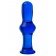 Голубая стеклянная анальная втулка - 12 см. - Sexus в Балаково Голубая стеклянная анальная втулка - 12 см. - Sexus