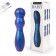 Синий фигурный вибромассажер с шаровидной головкой - 14 см. - DAISY купить в Балаково с доставкой в Orgasmix.ru Синий фигурный вибромассажер с шаровидной головкой - 14 см. - DAISY