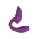 Фиолетовый вибромассажер с клиторальной стимуляцией Megam - ToyFa купить в Балаково с доставкой в Orgasmix.ru Фиолетовый вибромассажер с клиторальной стимуляцией Megam - ToyFa