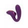 Фиолетовый вибромассажер с клиторальной стимуляцией Megam - ToyFa купить в Балаково с доставкой в Orgasmix.ru Фиолетовый вибромассажер с клиторальной стимуляцией Megam - ToyFa