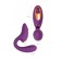 Фиолетовый вибромассажер с клиторальной стимуляцией Megam - ToyFa купить в Балаково с доставкой в Orgasmix.ru Фиолетовый вибромассажер с клиторальной стимуляцией Megam - ToyFa