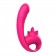 Розовый изогнутый вибратор с фрикциями - 19,7 см. - I-MOON купить в Балаково с доставкой в Orgasmix.ru Розовый изогнутый вибратор с фрикциями - 19,7 см. - I-MOON