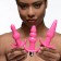 Набор из 3 розовых анальных пробок с вибропулей Thrill Trio Anal Plug Set - XR Brands в Балаково Набор из 3 розовых анальных пробок с вибропулей Thrill Trio Anal Plug Set - XR Brands