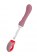 Розовый вибратор для G-стимуляции Rose - 19 см. - ToyFa