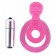 Розовая вибронасадка со стимулятор клитора Язычок - Toyfa Basic - в Балаково купить с доставкой Розовая вибронасадка со стимулятор клитора Язычок - Toyfa Basic - в Балаково купить с доставкой