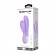 Сиреневый вибратор с клиторальным отростком Canrol - 17,1 см. - Baile купить в Балаково с доставкой в Orgasmix.ru Сиреневый вибратор с клиторальным отростком Canrol - 17,1 см. - Baile